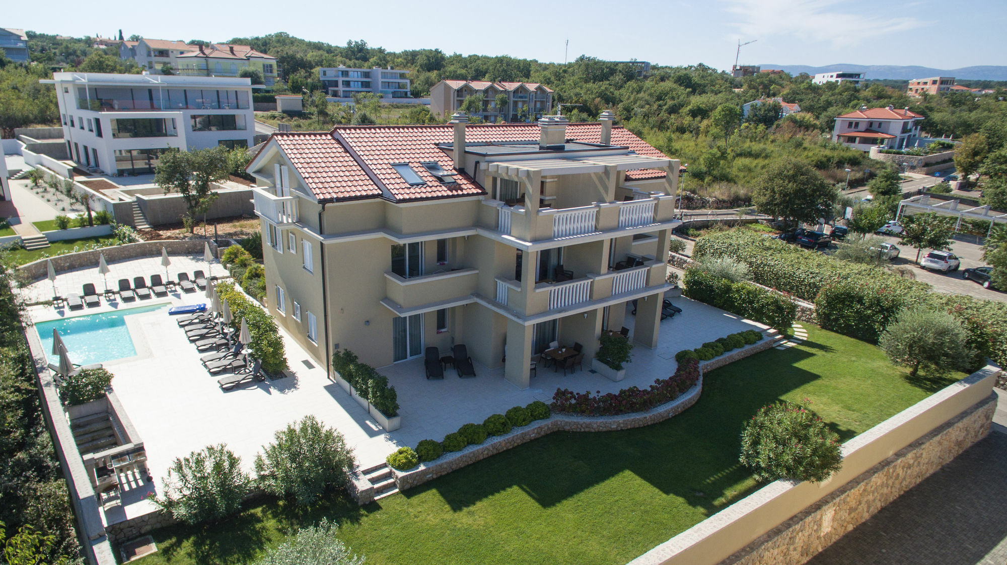 Luxury Apartments Villa Mande Malinska Buitenkant foto